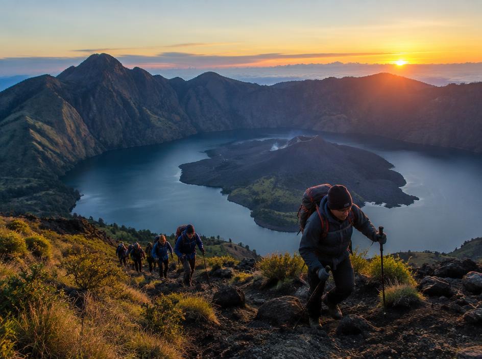 Mount Rinjani Crater Summit